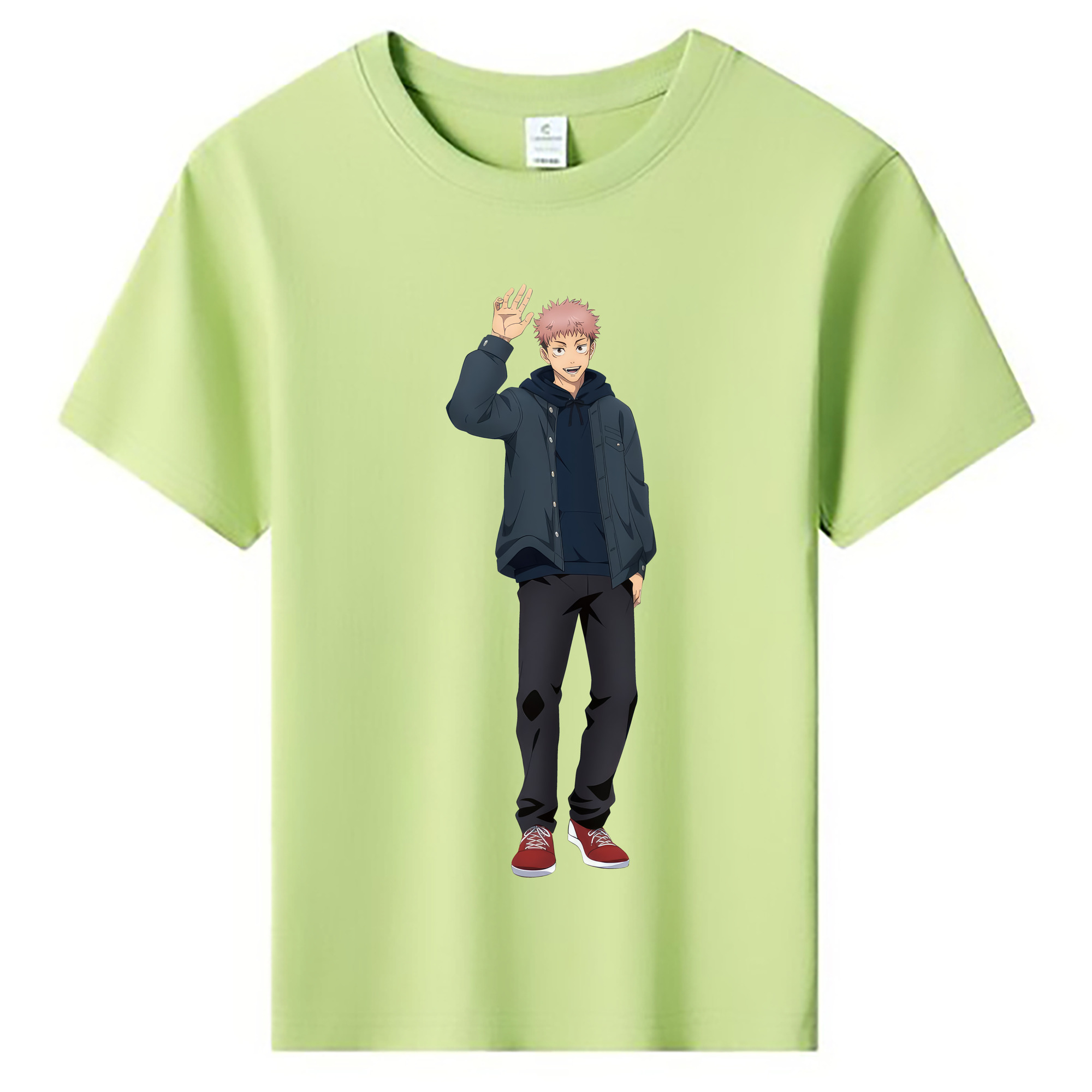（画像用） 呪術廻戦 Jujutsu Kaisen 綿100％キッズTシャツ（フロントプリント）